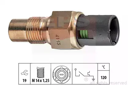 1.840.113 EPS термовыключатель, сигнальная лампа охлаждающей жидкости