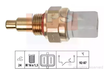 1.850.029 EPS Термовыключатель, вентилятор радиатора
