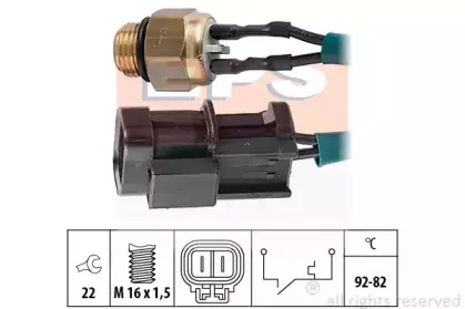 1.850.060 EPS Термовыключатель, вентилятор радиатора