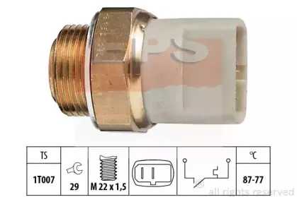 1.850.152 EPS Термовыключатель, вентилятор радиатора