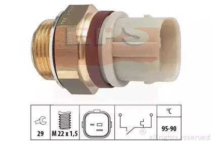 1.850.197 EPS Термовыключатель, вентилятор радиатора