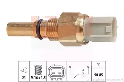 1.850.267 EPS Термовыключатель, вентилятор радиатора
