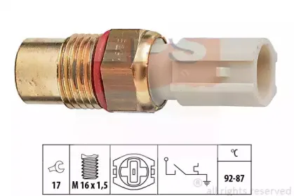 1.850.291 EPS Термовыключатель, вентилятор радиатора