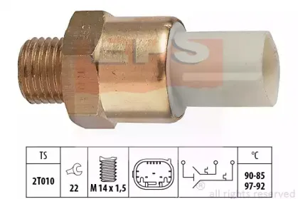 1.850.684 EPS Термовыключатель, вентилятор радиатора