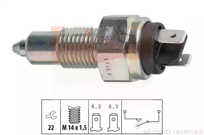 1.860.000 EPS Выключатель, фара заднего хода
