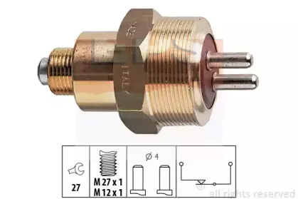 1860101 EPS Выключатель, фара заднего хода