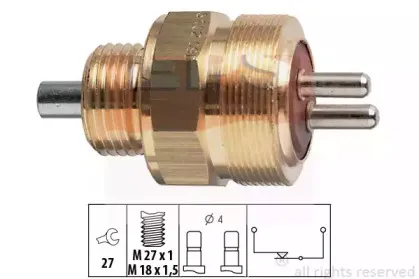 1.860.102 EPS Выключатель, фара заднего хода