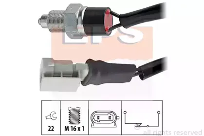 1.860.106 EPS Выключатель, фара заднего хода