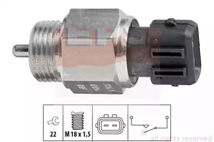 1.860.126 EPS Выключатель, фара заднего хода