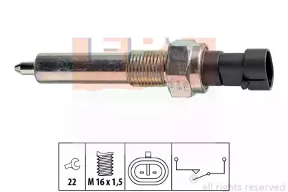 1.860.143 EPS Выключатель, фара заднего хода