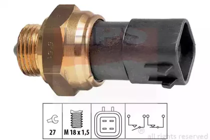 1.860.161 EPS Выключатель, фара заднего хода