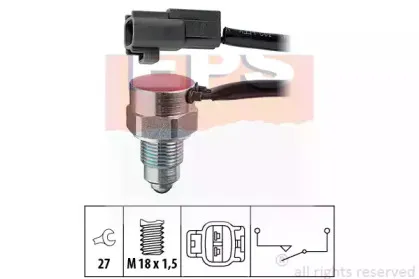 1.860.197 EPS Выключатель, фара заднего хода