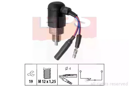 1.860.316 EPS Выключатель, фара заднего хода