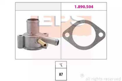 1.880.110 EPS Термостат, охлаждающая жидкость