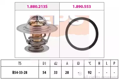 1.880.213 EPS Термостат, охлаждающая жидкость