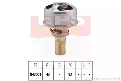 1.880.226 EPS Термостат, охлаждающая жидкость