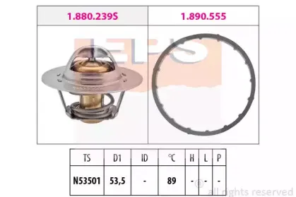 1.880.291 EPS Термостат, охлаждающая жидкость