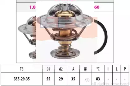1.880.323S EPS Термостат, охлаждающая жидкость