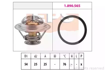 1.880.328 EPS Термостат, охлаждающая жидкость