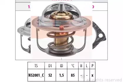 1.880.354S EPS Термостат, охлаждающая жидкость