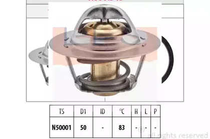 1.880.543S EPS Термостат, охлаждающая жидкость