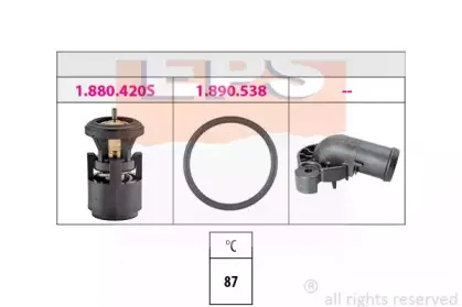 1.880.561K EPS Термостат, охлаждающая жидкость