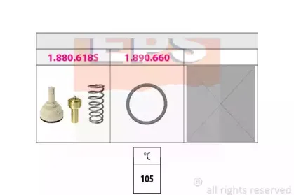 1.880.619K EPS Термостат, охлаждающая жидкость