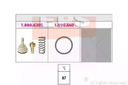 1.880.621K EPS Термостат, охлаждающая жидкость