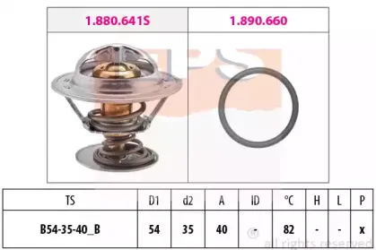 1.880.641 EPS Термостат, охлаждающая жидкость