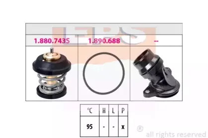 1.880.743K EPS Термостат, охлаждающая жидкость