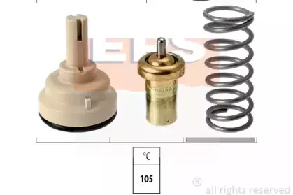 1.880.744S EPS Термостат, охлаждающая жидкость