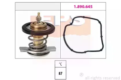 1.880.784 EPS Термостат, охлаждающая жидкость