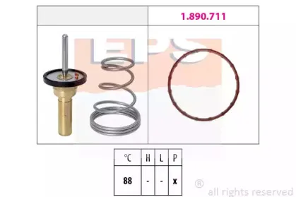 1.880.798 EPS Термостат, охлаждающая жидкость