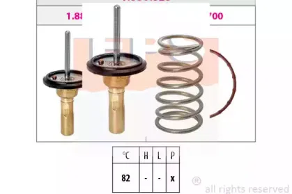 1.880.823S EPS Термостат, охлаждающая жидкость