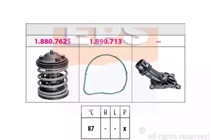1.880.851K EPS Термостат, охлаждающая жидкость