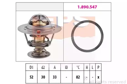 1.880.947 EPS Термостат, охлаждающая жидкость