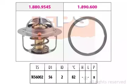 1.880.954 EPS Термостат, охлаждающая жидкость