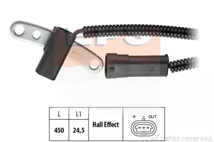 1.953.249 EPS Датчик, частота вращения