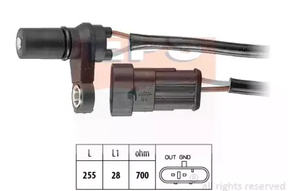 1.953.493 EPS Датчик частоты вращения, автоматическая коробка передач