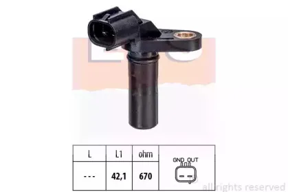 1.953.636 EPS Датчик, частота вращения