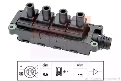 1.970.307 EPS Катушка зажигания