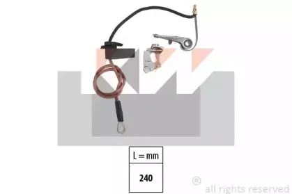 715 102 KW Контактная группа, распределитель зажигания
