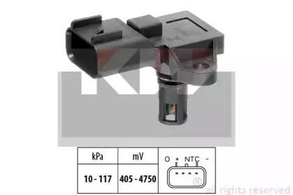 493 097 KW Датчик давления воздуха, высотный корректор