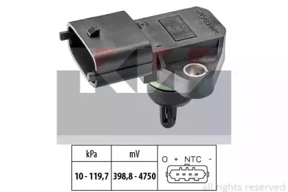 493 098 KW Датчик давления воздуха, высотный корректор