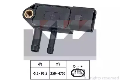 493 264 KW Датчик давления воздуха, высотный корректор