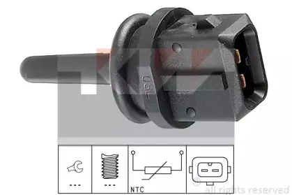 494 003 KW Датчик, температура впускаемого воздуха