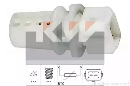 494 009 KW Датчик, температура впускаемого воздуха