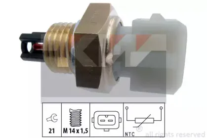 494 015 KW Датчик, температура впускаемого воздуха