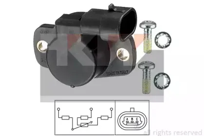 495 001 KW Датчик, положение дроссельной заслонки