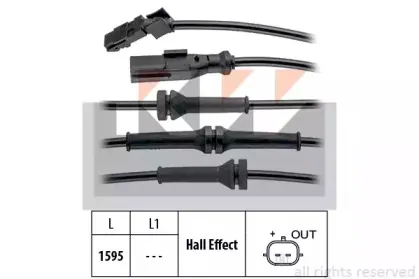 460 145 KW Датчик, частота вращения колеса